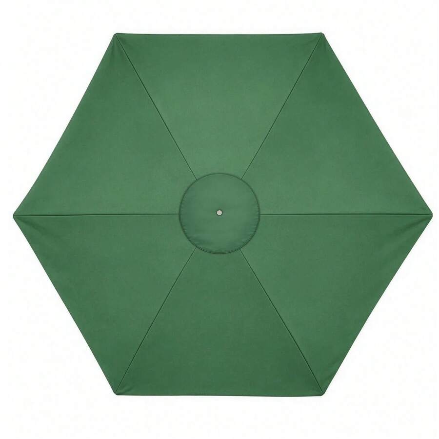 Garden Parasol Cover, Heavy-Duty 600D Oxford Fabric With PVC Coating, Fits 2.5m Umbrellas, Full-Length Zip & Adjustable Drawstring For All-Weather Protection - Green - View 1