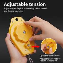 Soporte de herramienta de equilibrado de resorte retráctil para colgar con accesorios - A - Ver 3