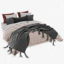 Modern Minimalist Bed Frame, 160 X 200 Cm, Beige, Upholstered In Dutch Velvet, Low Slatted Base, Contemporary Style Bedroom Furniture. Gas Lift Mechanism, Headboard And Mattress Not Included. - Pink - View 4