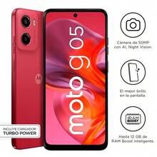 Motorola G05 64Gb 4Ram Color Rojo Nuevo Libre - Tipo de Enchufe A USA (110-127V) - Ver 5