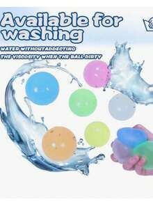 1/2/4/6/8/10/12个装夜光粘球，减压游戏，可在黑暗中发光并粘附在天花板上，成人休闲游戏，缓解焦虑和压力 - 彩色 - 查看 2