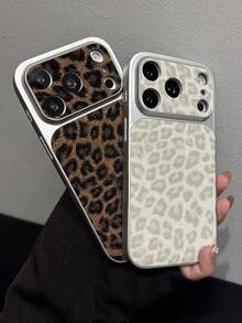 Luxury Seconds Change 17 Leopard Print Phone Case For IPhone 13 14 15 16Pro 17 Pro Max Shockproof Bumber Cases Cover - Dark Brown - View 6