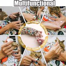 Cat Wrap For Grooming, Self-Adherent Soft Cat Blanket For Nail Clipping, Anti-Bite-Scratch-Escape Calming Wrap, Cats Burrito Swaddle, 27.5"/31.5"/35.5" - 查看 4