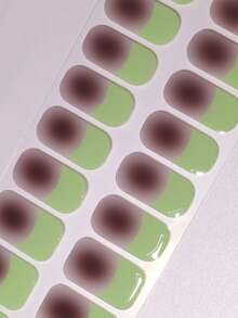 20pcs Semi-Cured Gel Nail Strips, Salon-Grade , Easy To Apply And Remove, Requires UV Lamp Curing Nails - Multicolor - View 6