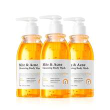 QUARXERY Gel de baño limpiador mite y mcneGel de baño para el acné gel de ducha limpiador antiácaros bacterianos 3un 750ml - Agrios - Ver 2