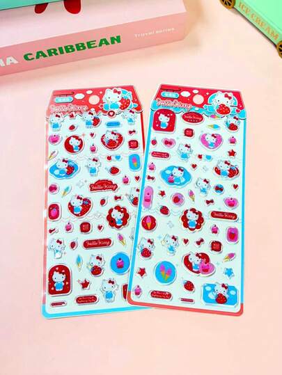 Aesthetic Butterfly Clear Stickers | Sparkle Transparent Decals For DIY Decoration (Some Color Variations May Be Randomly Sent)