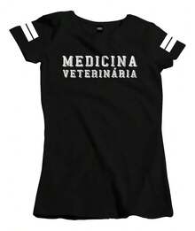Women's Shirt Veterinary Medicine Profession Course Fac 064 - màu đen - Xem 7