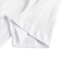 Puma ESS No. 2 Logo 图案T恤，男士运动服，跑步健身训练透气短袖时尚T恤，692485-02 - 白色 - 查看 5