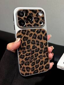 Luxury Seconds Change 17 Leopard Print Phone Case For IPhone 13 14 15 16Pro 17 Pro Max Shockproof Bumber Cases Cover - Dark Brown - View 2