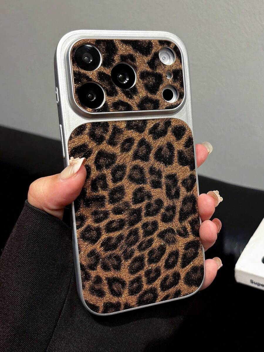 Luxury Seconds Change 17 Leopard Print Phone Case For IPhone 13 14 15 16Pro 17 Pro Max Shockproof Bumber Cases Cover