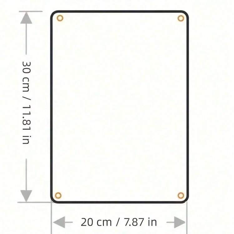 1个2D平面未过滤幽默复古金属标牌 - 非常适合家居、办公室、酒吧和男士专属空间装饰，2D平面 - 多色 - 查看 2