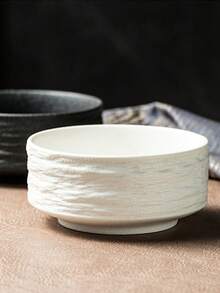 Korean Style Stone Texture Bowls, Japanese Style Stone Texture Bowls, Creative Rock Texture Bowls For Home, Restaurant, BBQ, Rice Bowls - Multicolor - View 7
