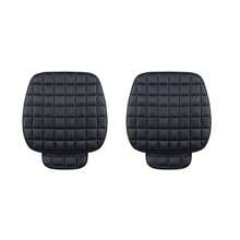 1 pieza Cojín para asiento de coche, confort de verano, estilo a cuadros de felpa corta, suave y cómodo, unicolor minimalista, sin atar, transpirable, asiento individual delantero con respaldo, almohadilla para asiento para todas las estaciones, adecuado para sedán, MPV, SUV, camión, autocaravana - almohadón - Ver 14