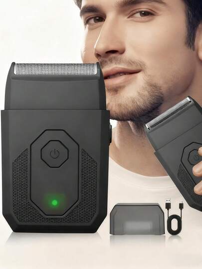 Reciprocating Electric Shaver, C-Type Fast Charging, Portable And Lightweight, Suitable For Home/Travel Use, No Need To Replace Blades, Ideal For Beard Care And Sensitive Skin.
