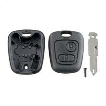 2 Buttons Car Remote Key Shell With 206 Blade Fit For Peugeot 106 206 306 406 - 2 Buttons - View 4