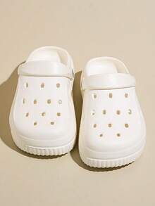 Summer Non-Slip Fashion Outdoor Slippers, Minimalist Beach Sandals - White - View 2