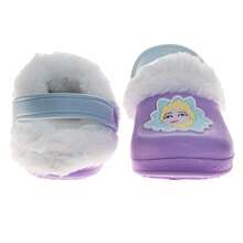 Disney Frozen Anna And  Girls' Clogs  Fuzzy, FleeceLined, And Warm Garden Shoes (Toddler Sizes 5-10, Little Kid Sizes 11-12) - Tử đinh hương - Xem 6