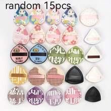 7/15pcs Soft Cotton Candy Makeup Sponge Puff Set, Dry & Wet Use Makeup Blender Sponge, Suitable For Liquid, Concealer, Cream & Powder Products, Portable For Travel, Makeup, Home Decor - Multicolor - View 8