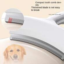 宠物去毛刷，适用于犬猫，高品质美容工具，有效减少掉毛，温和亲肤，握感舒适，适合长毛和短毛宠物，方便居家旅行携带，易于清洁保养，专业美容效果，宠物主人的理想之选，适合日常宠物美容护理 - 查看 7