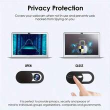 5/10pcs Camera Privacy Cover, Universal Webcam Lens Sticker For Laptop, Phone, Computer, Anti-Spy Peeping, Thin And Invisible, Won't Affect Usage - View 9