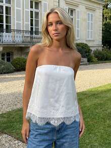 Women Tank Tops & Camis - White - View 4