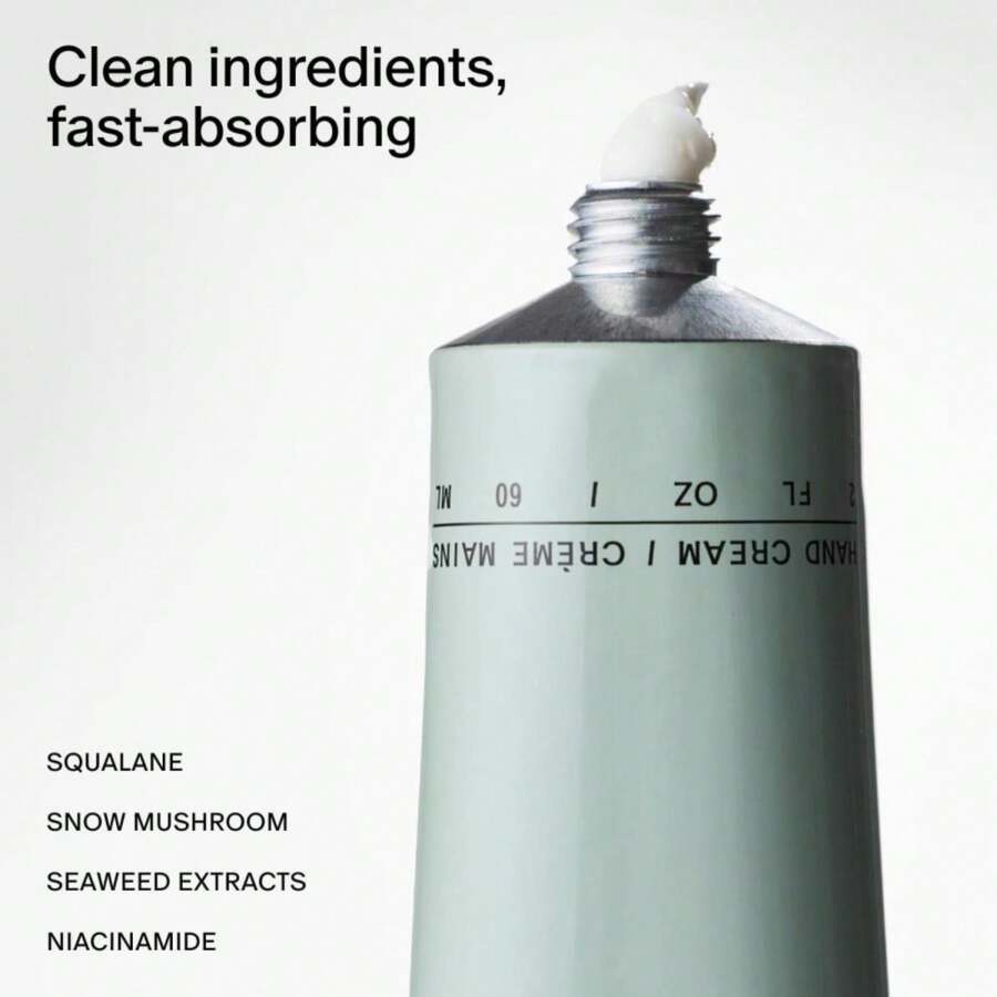 Salt &Amp; Stone Hand Cream For Women &Amp; Men | Bergamot &Amp; Hinoki | Hydrates, Nourishes &Amp; Softens Skin | Restores Dry Cracked Hands | Fast-Absorbing | Cruelty-Free &Amp; Vegan (2 Fl Oz) - ColorA - View 1