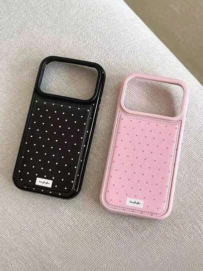 1pc Autumn/Winter Minimalist Chic Bow Flower Phone Case Compatible With IPhone 17/17 Air/17 Pro/17 Pro Max, 16/16 Plus/16 Pro/16 Pro Max, 15/15 Plus/15 Pro/15 Pro Max, 14/14 Plus/14 Pro/14 Pro Max, 13/13 Pro/13 Pro Max, 12/12 Pro/12 Pro Max, 11/11 Pro Max, Stylish Shockproof Full Coverage Protective Cover