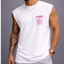 Oversized Tank Top Greek Gods Ref4620 - Blanco - Ver 2