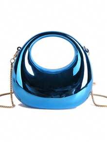 Các sản phẩm xuyên biên giới Xuân/Hè mới của Châu Âu và Mỹ, túi xách hình lưỡi liềm cao cấp, túi tote trang trí vàng/bạc, túi acrylic, ví cầm tay dự tiệc. - Nhiều màu - Xem 15