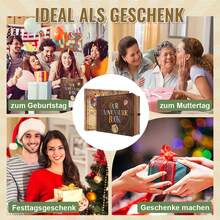 OUR ADVENTURE BOOK An Adventure Book, Retro Style Scrapbook Photo Album, Embossed Envelope, Travel Journal, Scrapbook Set For Couples, Memory Book For Anniversary, Wedding, Valentine's Day Gifts - 復古色 - 查看 9