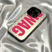 Phone Case - Swag Polka Dot Rose Red Letter For IPhone 17/16/15/14/13/12/11/7/8/PLUS/PRO/PROMAX/AIR/X/XS/XR  Galaxy S Series 21/22/23/24/25/ULTRA/Plus High Quality Beautiful Cute Phone Case - 黑色 - 查看 7