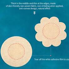 10/20pcs Disposable Nipple Covers, Seamless Breathable Self-Adhesivelnvisible Bra, Women's Lingerie & Underwear Accessories,Low Cut Evening Dresses, Bras, Underwear Accessories, Nipple Covers To Prevent Exposure, Wedding Photography Supplies, Wedding Clothing Accessories - 10個花形 - 查看 8