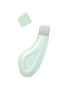 1 dụng cụ làm sạch lỗ chân lông nhẹ nhàng cho da mặt - Dụng cụ cạo mụn không dùng điện với bề mặt có vân, tay cầm màu xanh nhạt, phù hợp cho mọi mùa. - Nhiều kiểu dáng - Xem 2