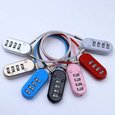 Colorful Hanging Digital Password Lock, Anti-Theft Security Stationery Luggage Lock, Suitable For Suitcase, Backpack, Gym Locker, Travel Bag, Classroom Locker, Also Suitable For Travel Storage Cabinet And Holiday Luggage
