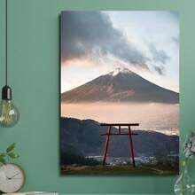 Framed 1pc Mount  Landscape Canvas Print - High-Quality Wall Art Decor. Perfect Festive Gift Choice! This Gorgeous Artwork Elevates The Decorative Style Of Your Living Room, Kitchen, Bathroom, And All Other Rooms In Your Home. - Random Print(隨機印花) - 查看 1