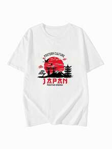 Women's Round Neck Short Sleeve T-Shirt, Summer New Letter Print, Fashion Casual Versatile Loose Top - White - View 3