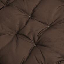 Water Resistant Hammock Swing Chair Cushion (ONLY CUSHION) Egg Chair Cushion Pad Replacement With Head Pillow For Indoor And Outdoor - 棕色 - 查看 6