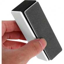 3/1pc Gray Sponge Nail File Block With 4-Sided Buffing, Portable Manicure & Pedicure Tool - Multicolor - View 9