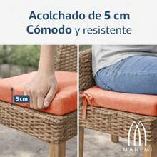 Patio Cushions - Toasted Orange - View 4