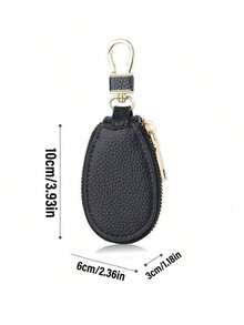 Unisex Mini Zipper Key Holder Pouch, Multifunctional Key Case, High-Quality Car Key Bag - Multicolor - View 3