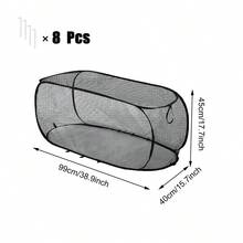 Pop Up Garden Plants Cover With 8 Ground Nails In 4 Sizes Mesh Netting Covers Net Cage Guard Protector For Protecting Plant Vegetable Fruit Flowers Seedlings Herbs From Birds Animals - A - 查看 11