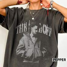 JCole Rap Vintage ComfortColors Shirt - 黑色 - 查看 1