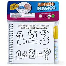 Alfombra Mágica de Agua Tamaño Mini para Interacción Padre-Hijo, Reutilizable para Dibujar con Profesiones de Personajes, Colores Mágicos, Manta de Pintura con Agua, Juguete Educativo, Regalo de Cumpleaños para Niños y Niñas - A5330 - Ver 2