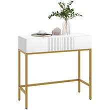 HOMCOM Mesa de banco - Blanco - Ver 6