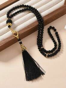 2pcs/Set High-End Packaged Ring Counter, Rosary Bracelet Set With Ring Counter, Muslim Prayer Beads, Suitable For Holiday Gatherings, Christmas Gifts - Multicolor - View 12