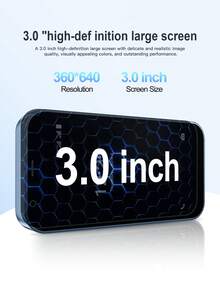 SERVO Mini Smartphone Android 8.1 System 3.0-Inch HD Display Dual SIM Dual Standby 3G WCDMA Cellular WiFi And GPS Portable Smart Compact Phone - Black - View 5