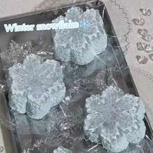 雪花超柔软捏捏乐玩具，硅胶材质，缓解压力，舒缓情绪，礼物，节日礼物，生日礼物，完美礼物 - 彩色 - 查看 2