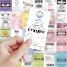 20PCS Ins Style Sanrio Family HelloKitty Mymelody Cinnamoroll Pompompurin Pochacco Receipt Sealing Stickers - C-20PCS - View 11