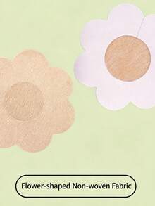 10/20pcs Disposable Nipple Covers, Seamless Breathable Self-Adhesivelnvisible Bra, Women's Lingerie & Underwear Accessories,Low Cut Evening Dresses, Bras, Underwear Accessories, Nipple Covers To Prevent Exposure, Wedding Photography Supplies, Wedding Clothing Accessories - 10個花形 - 查看 3