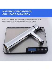 Torneira Misturador Banheiro Monocomando Alta Luxo Prata Aço Inoxidável 304 Torneira Banheiro Quente E Frio Design Moderno Torneira Monocomando Banheiro Alta Qualidade Winda - prata - Visão 9